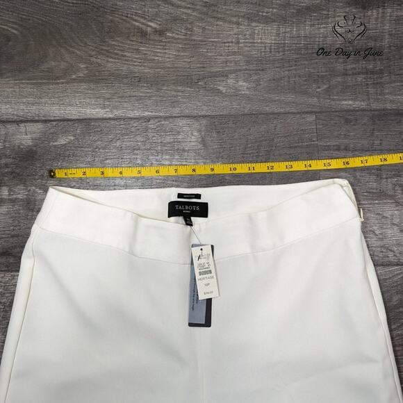 Talbots Heritage Petite Straight Leg Lined Pants Size 10P - Picture 3 of 6